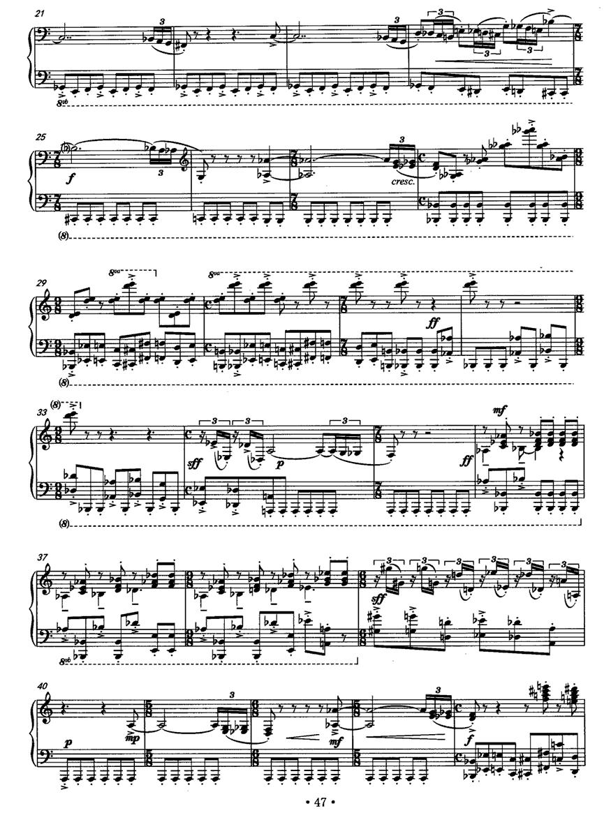 织布工钢琴曲谱（图2）