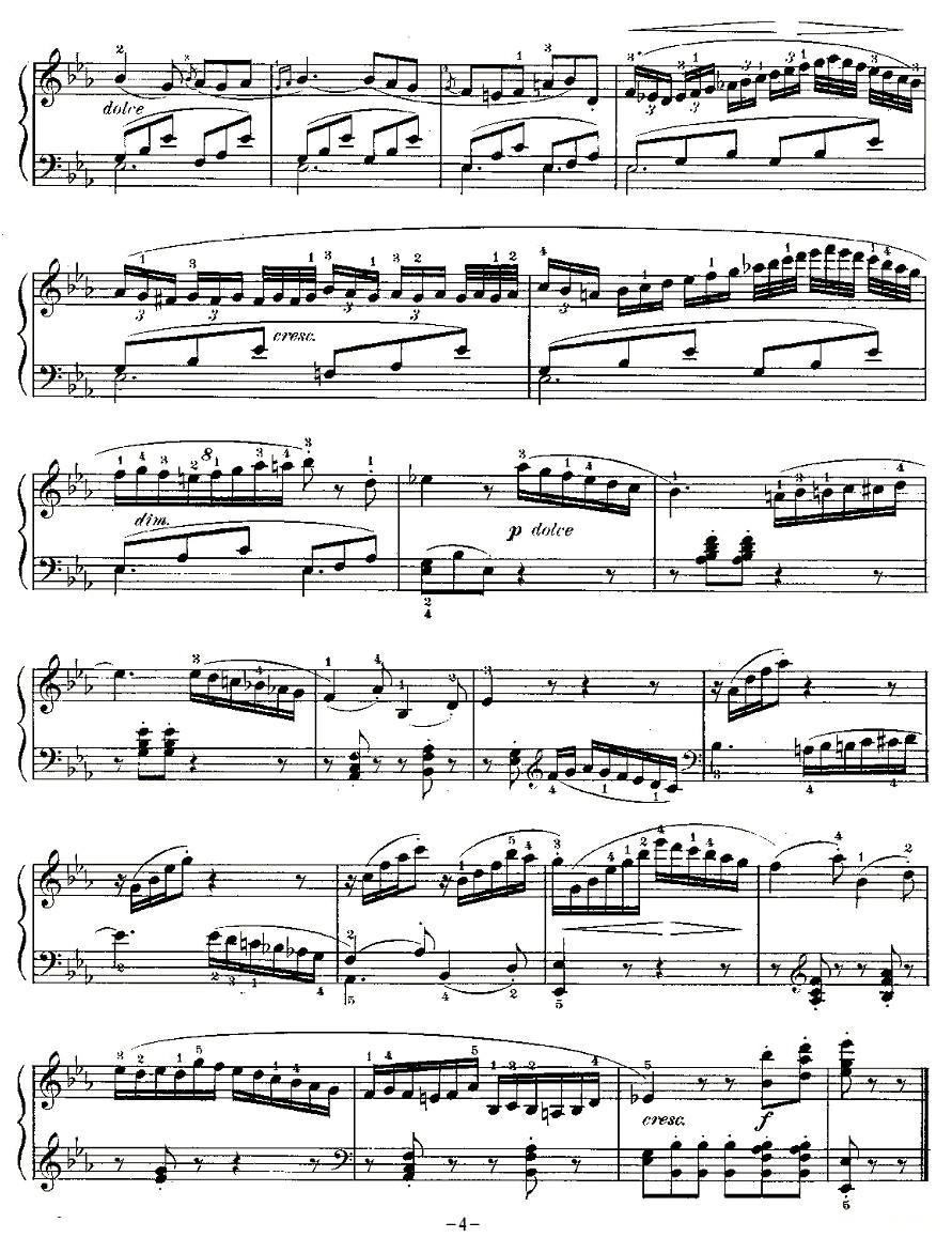 贝多芬钢琴小品（Bagatelles)Op.33 之）钢琴曲谱（图4）