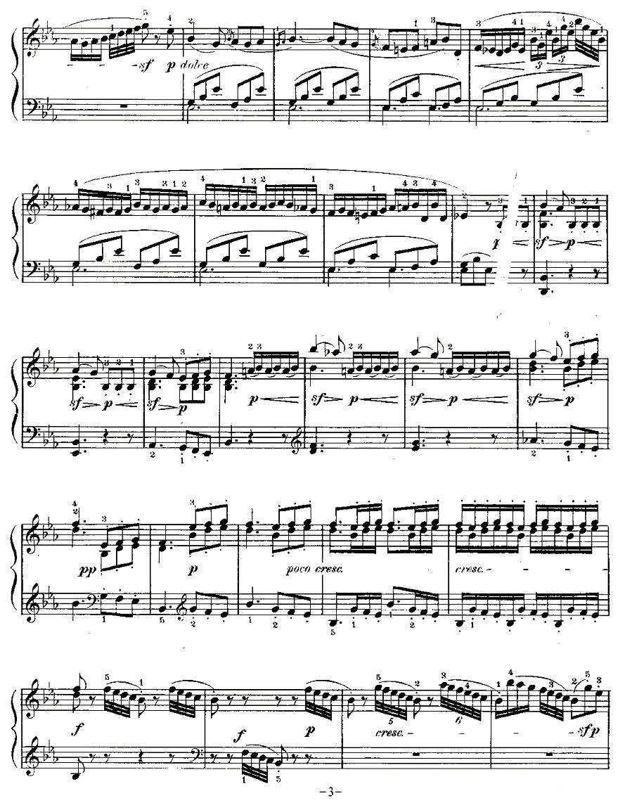 贝多芬钢琴小品（Bagatelles)Op.33 之）钢琴曲谱（图3）