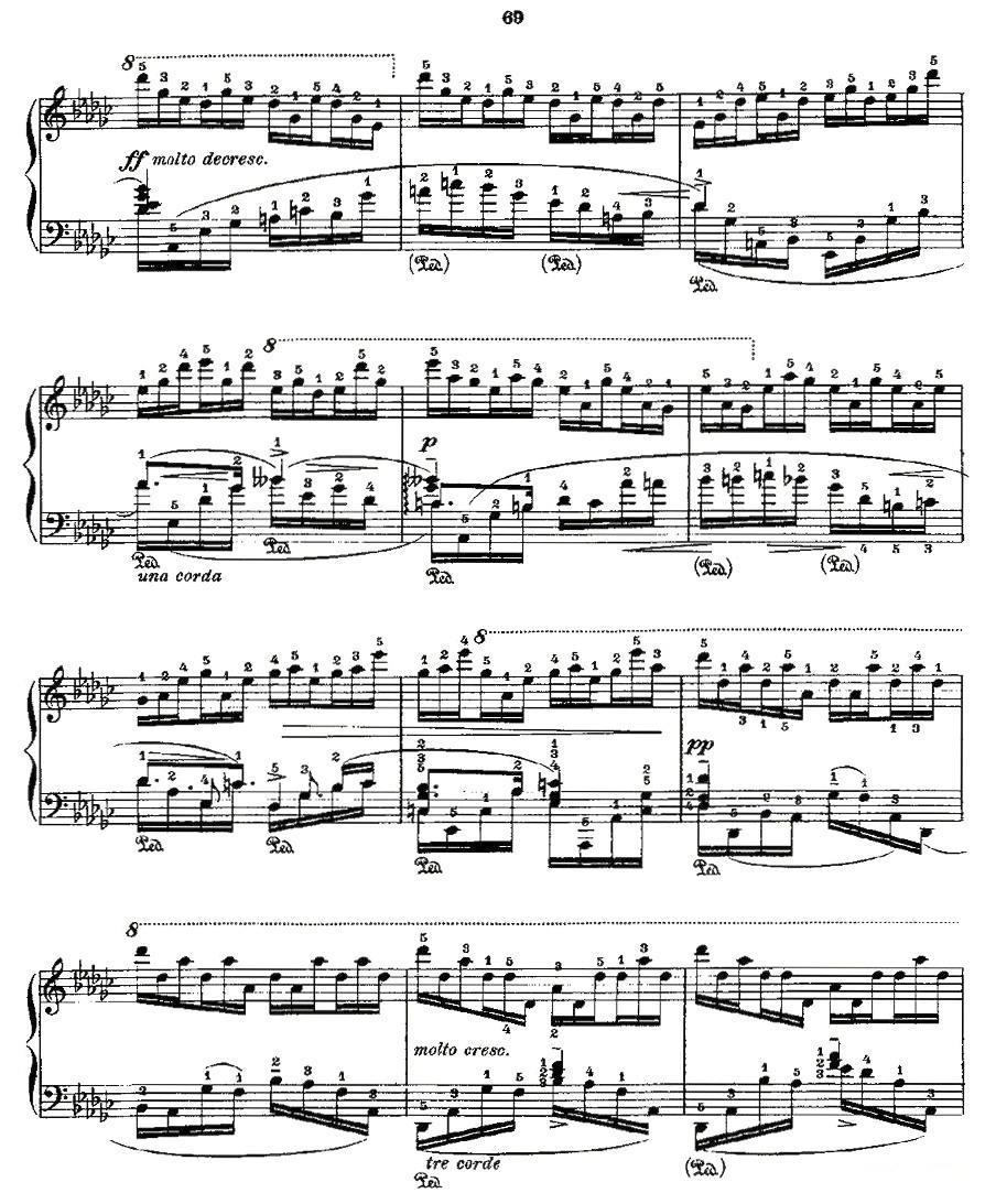 肖邦《练习曲》Fr.Chopin Op.10 No5-6钢琴曲谱（图4）