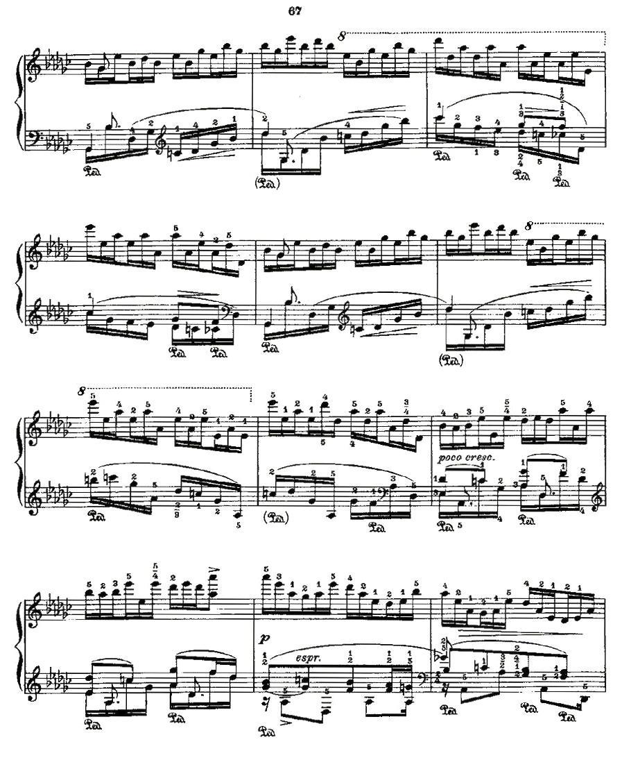 肖邦《练习曲》Fr.Chopin Op.10 No5-6钢琴曲谱（图2）