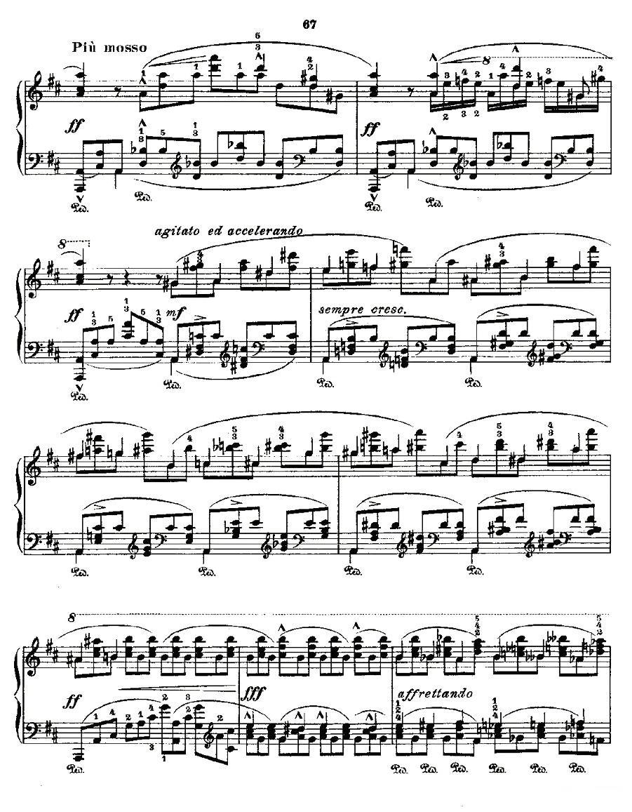 肖邦《练习曲》Fr.Chopin Op.10 No10-1钢琴曲谱（图8）