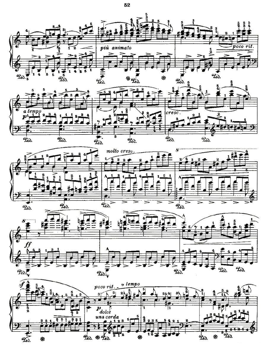 肖邦《练习曲》Fr.Chopin Op.10 No5-3钢琴曲谱（图5）