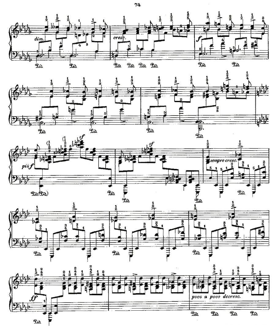 肖邦《练习曲》Fr.Chopin Op.10 No10-2钢琴曲谱（图4）