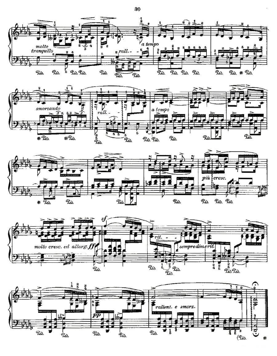 肖邦《练习曲》Fr.Chopin Op.10 No3钢琴曲谱（图4）