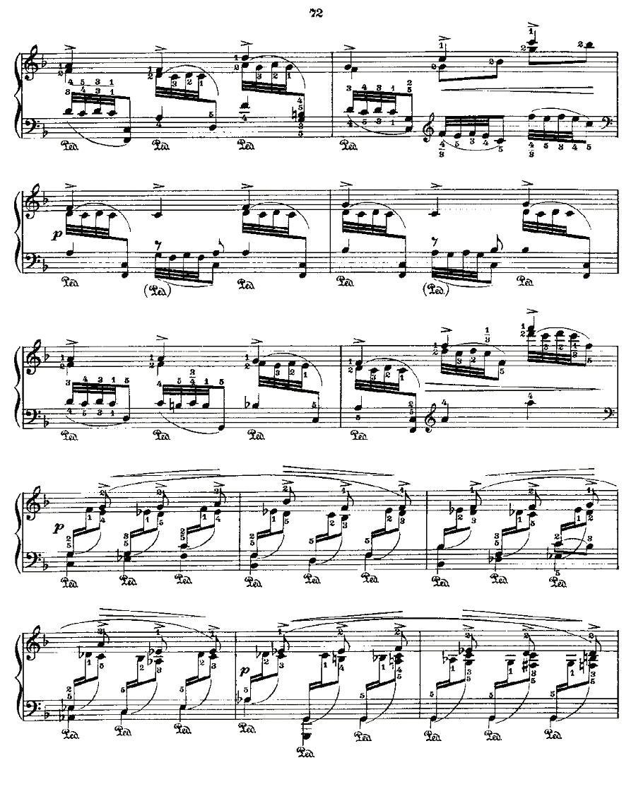 肖邦《练习曲》Fr.Chopin Op.25 No3-2钢琴曲谱（图2）