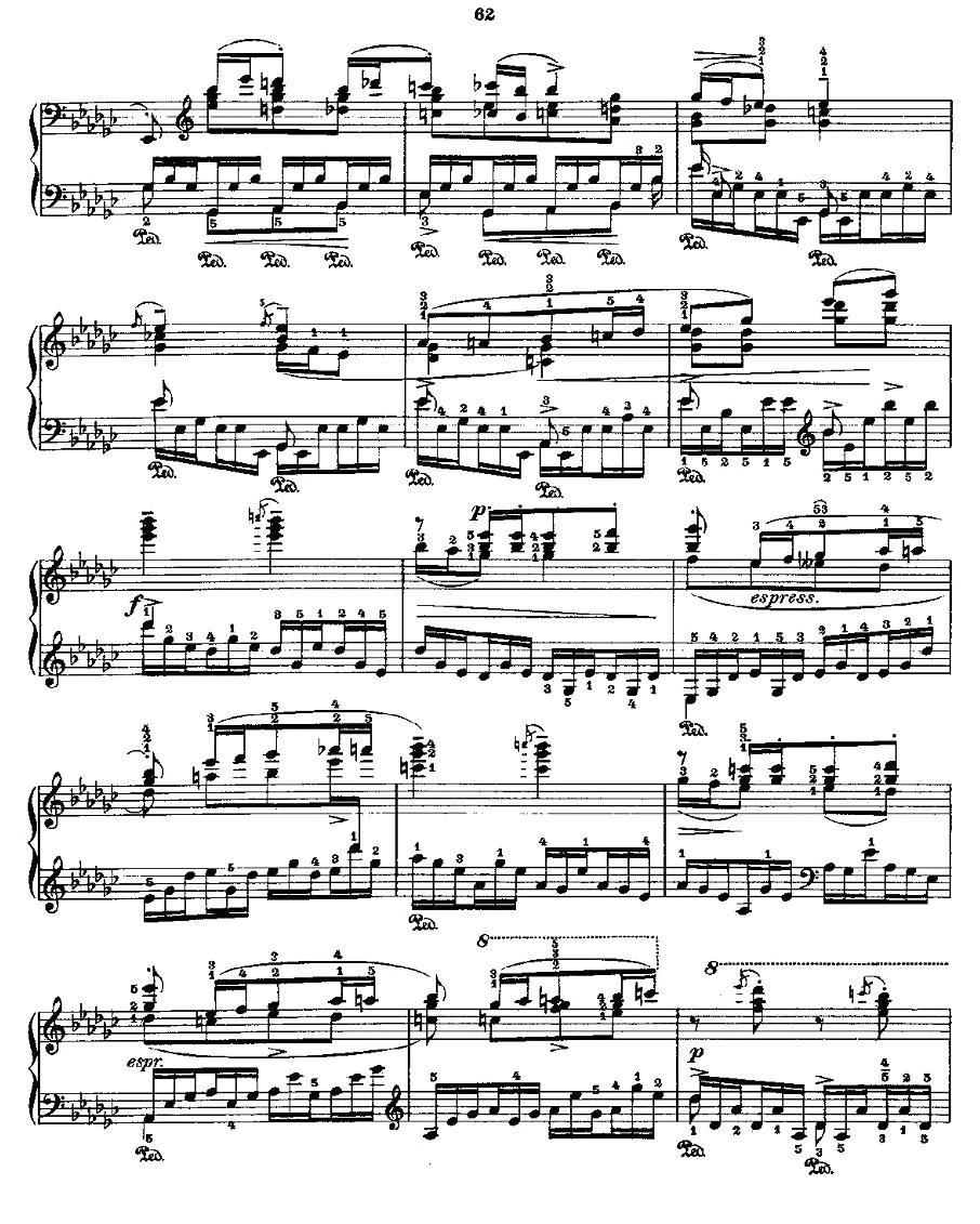 肖邦《练习曲》Fr.Chopin Op.10 No5-5钢琴曲谱（图3）