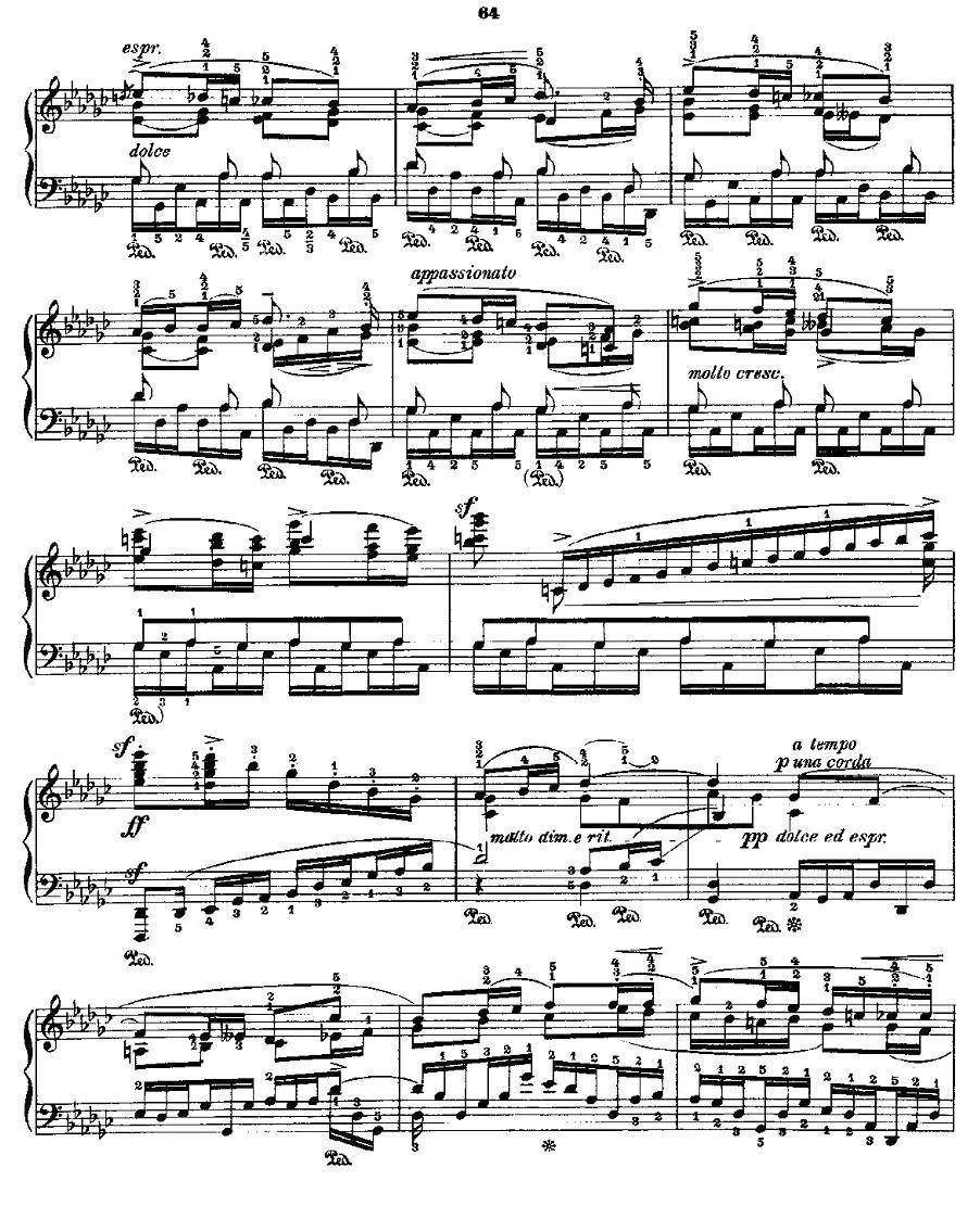肖邦《练习曲》Fr.Chopin Op.10 No5-5钢琴曲谱（图5）