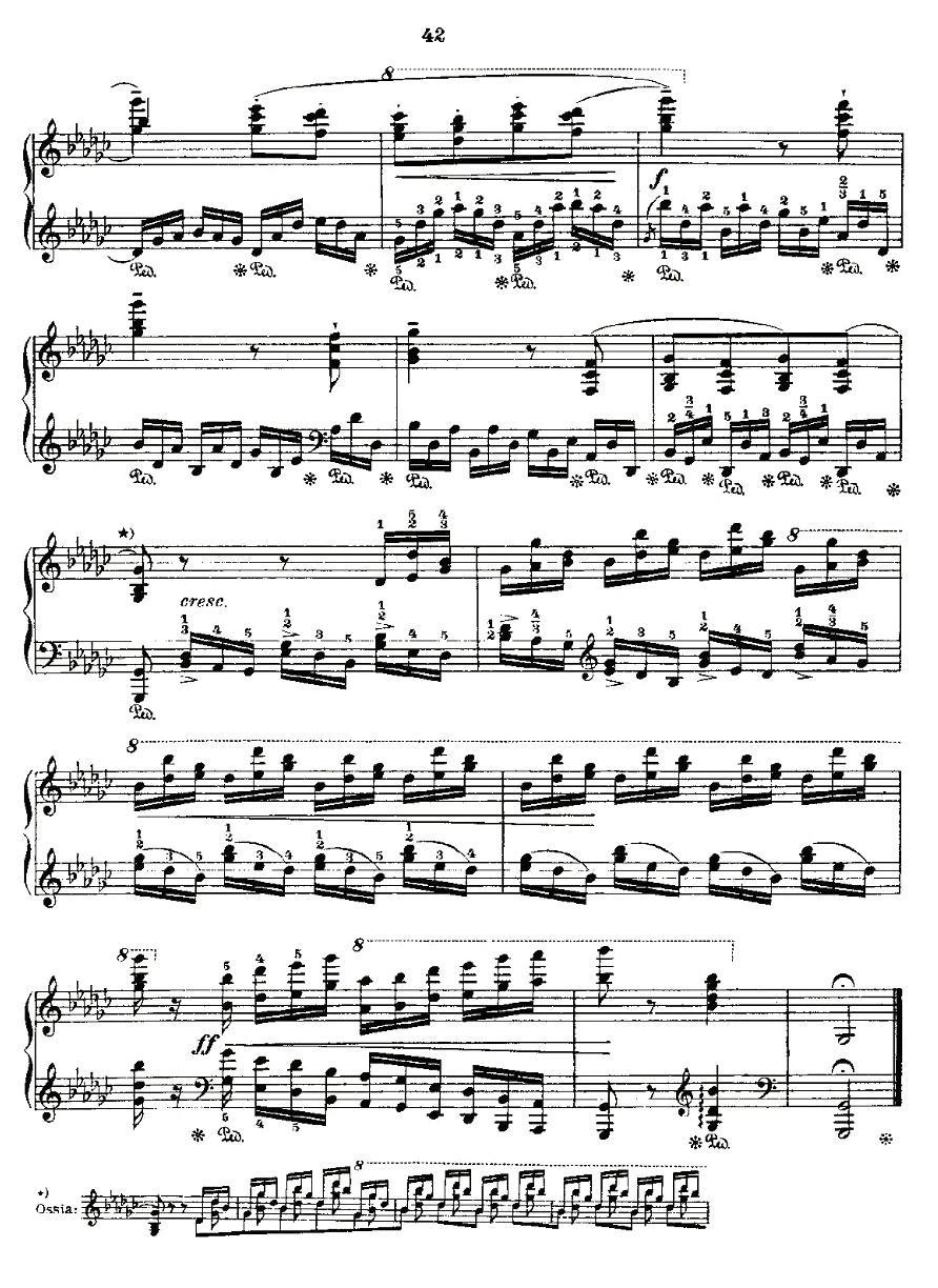 肖邦《练习曲》Fr.Chopin Op.10 No5-1钢琴曲谱（图6）