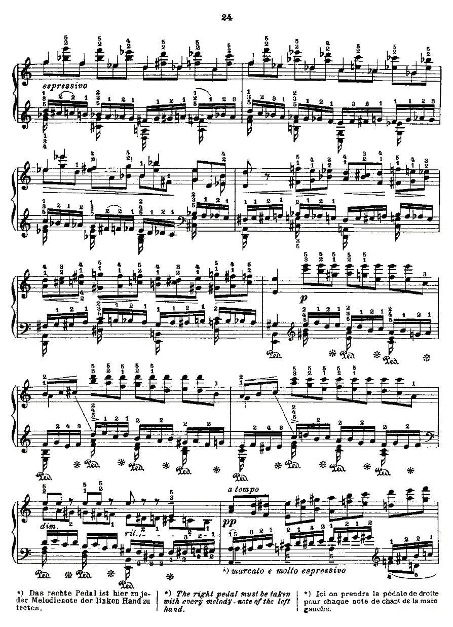 肖邦《练习曲》Fr.Chopin Op.10 No2-2钢琴曲谱（图4）