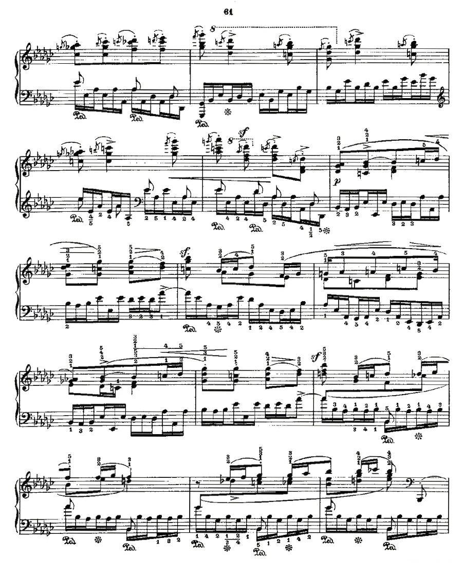 肖邦《练习曲》Fr.Chopin Op.10 No5-5钢琴曲谱（图2）
