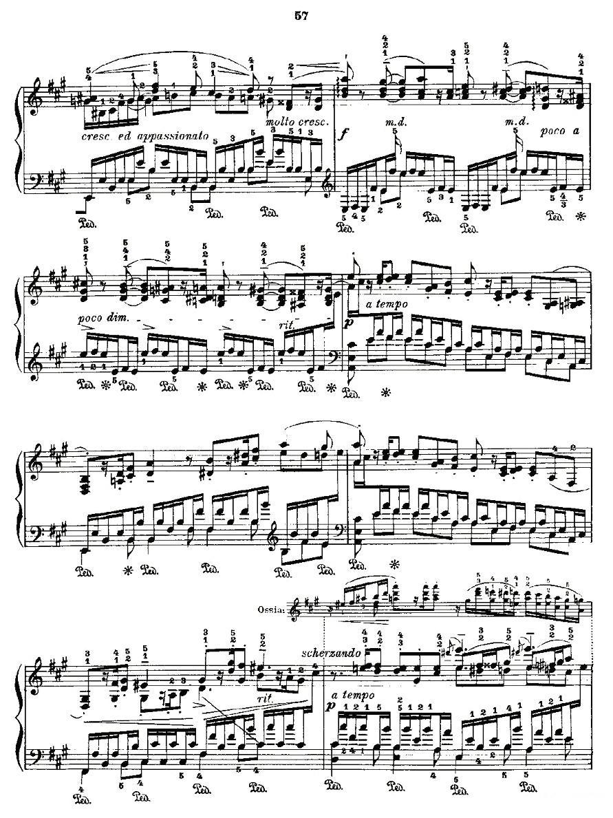 肖邦《练习曲》Fr.Chopin Op.10 No5-4钢琴曲谱（图4）