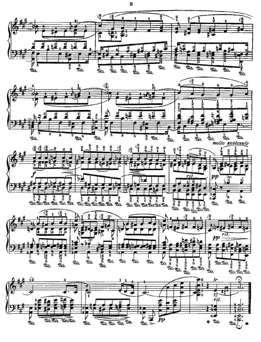 肖邦《练习曲》Fr.Chopin Op.10 No11钢琴曲谱（图3）