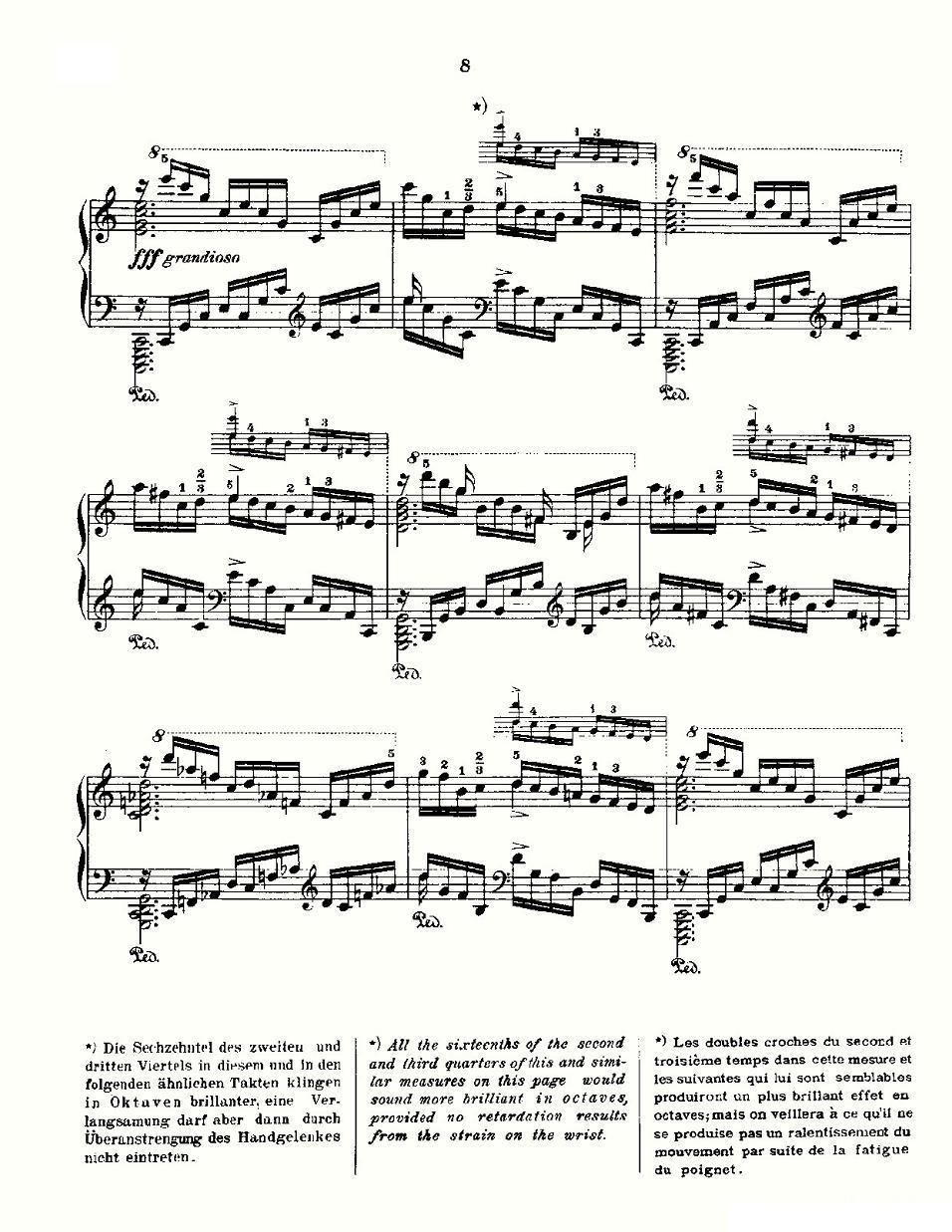 肖邦《练习曲》Fr.Chopin Op.10 No1-1钢琴曲谱（图6）
