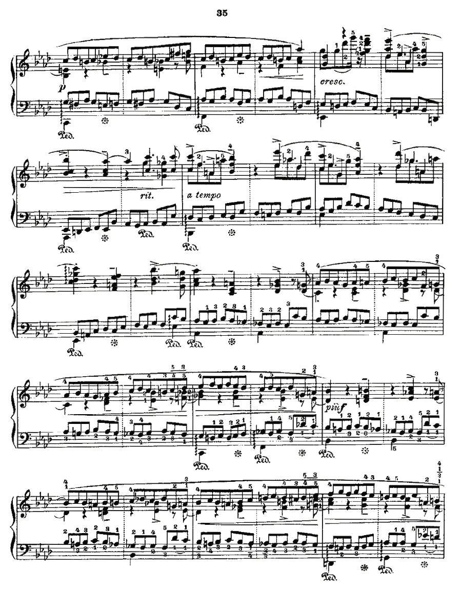 肖邦《练习曲》Fr.Chopin Op.25 No2-2钢琴曲谱（图3）