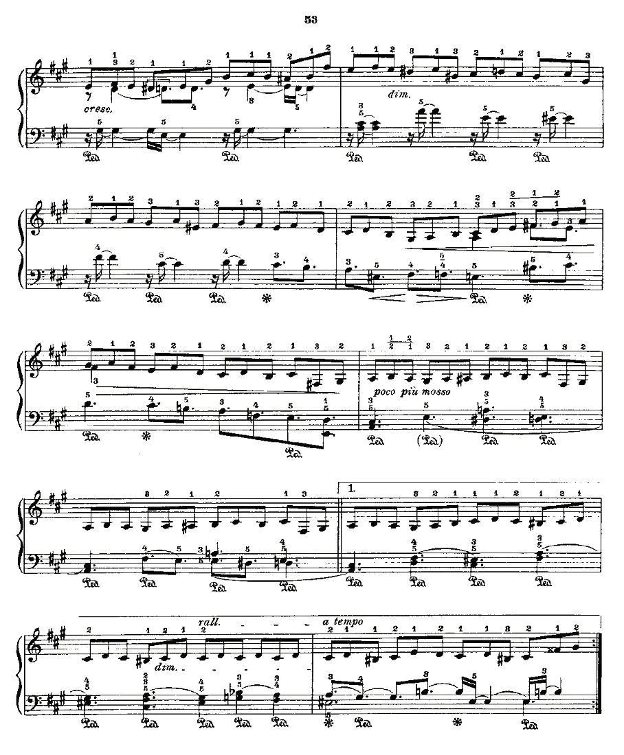 肖邦《练习曲》Fr.Chopin Op.25 No2-4钢琴曲谱（图2）