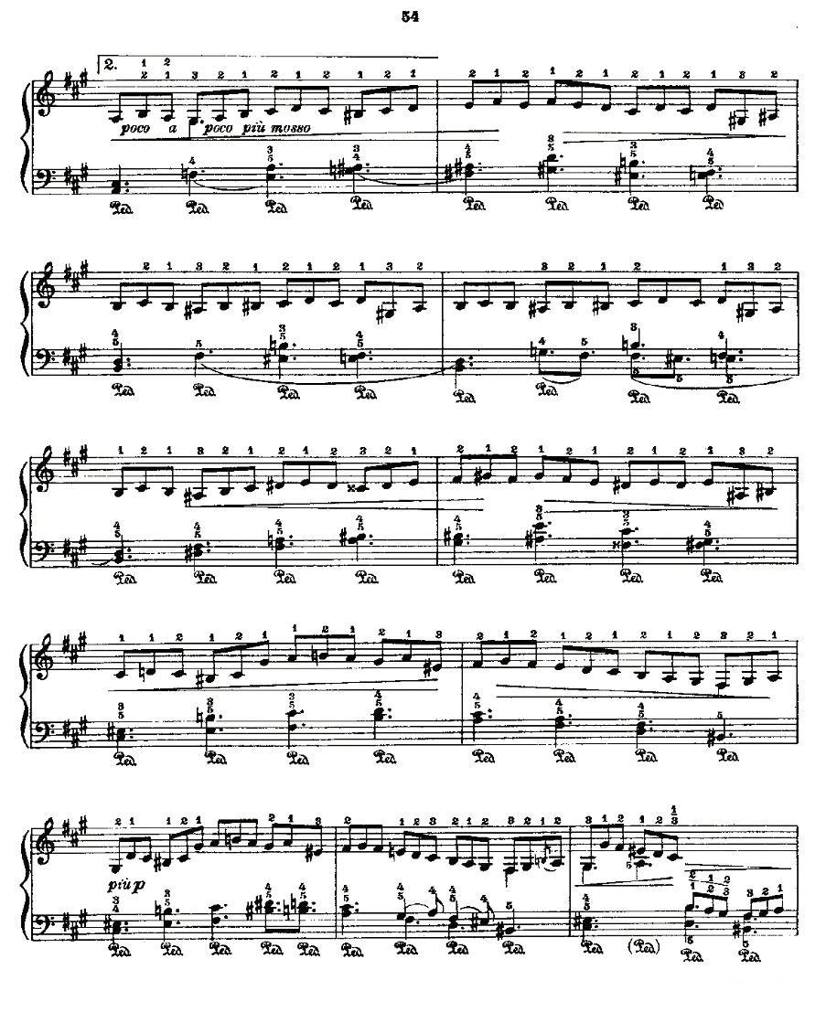 肖邦《练习曲》Fr.Chopin Op.25 No2-4钢琴曲谱（图3）