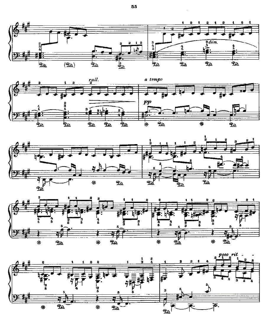 肖邦《练习曲》Fr.Chopin Op.25 No2-4钢琴曲谱（图4）
