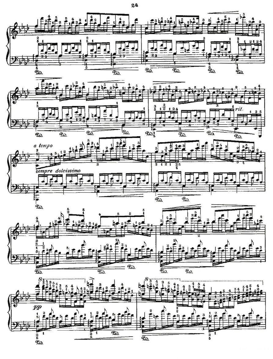肖邦《练习曲》Fr.Chopin Op.25 No1-3钢琴曲谱（图2）