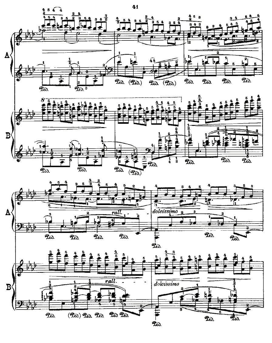 肖邦《练习曲》Fr.Chopin Op.25 No2-3钢琴曲谱（图3）