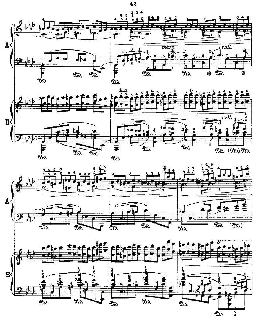 肖邦《练习曲》Fr.Chopin Op.25 No2-3钢琴曲谱（图4）
