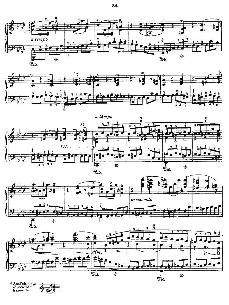 肖邦《练习曲》Fr.Chopin Op.25 No2-2钢琴曲谱（图2）