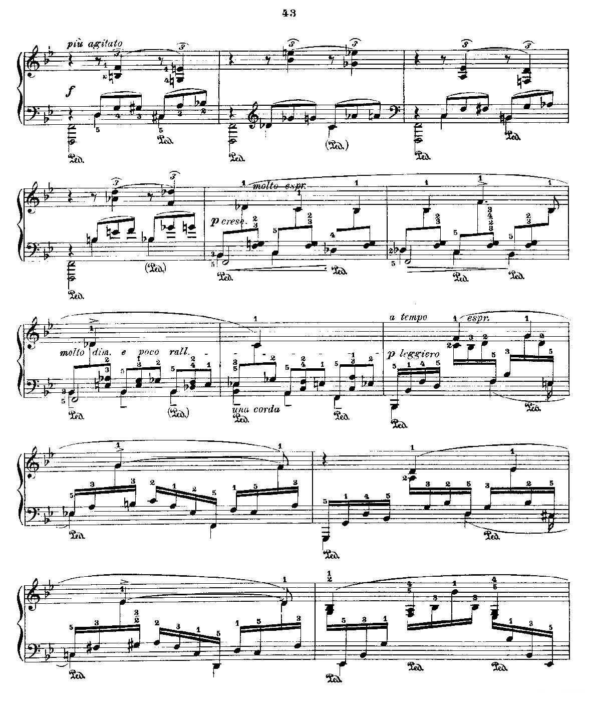 肖邦《练习曲》Fr.Chopin Op.25 No5-2钢琴曲谱（图6）