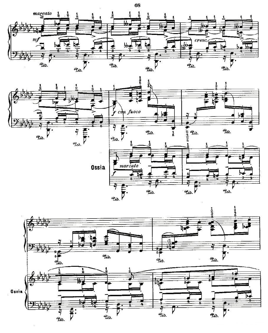 肖邦《练习曲》Fr.Chopin Op.25 No9-2钢琴曲谱（图3）