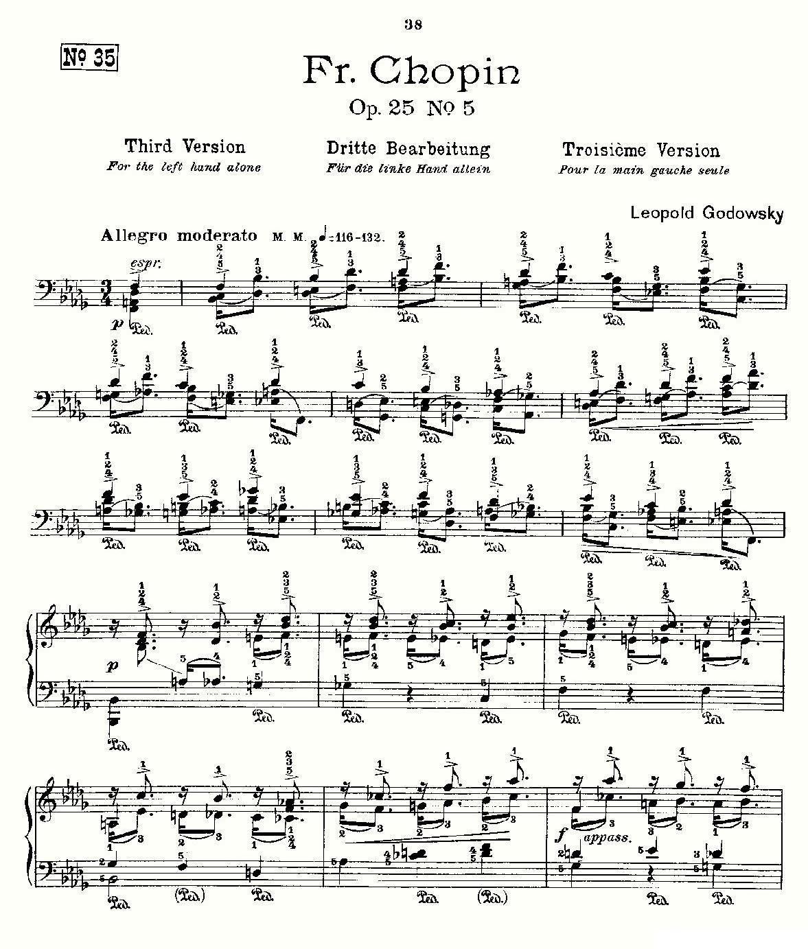 肖邦《练习曲》Fr.Chopin Op.25 No5-2钢琴曲谱（图1）