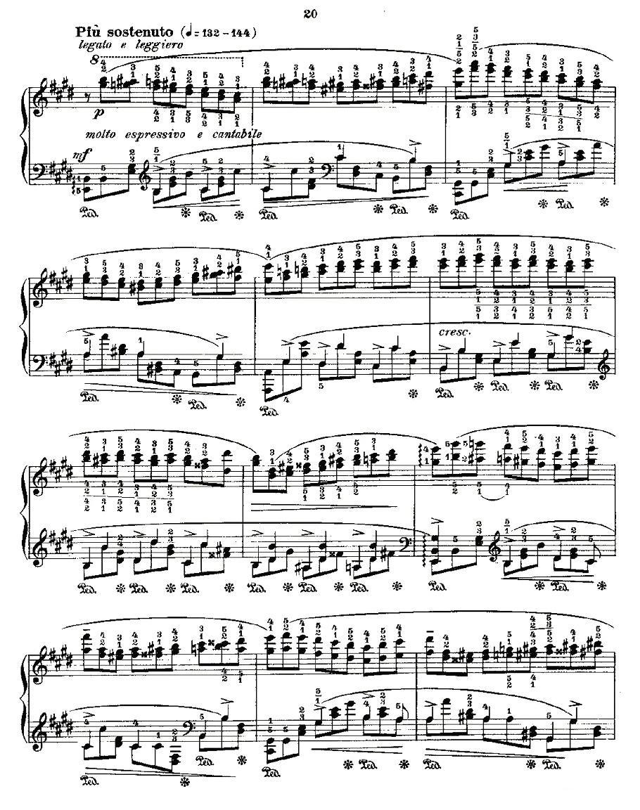 肖邦《练习曲》Fr.Chopin Op.25 No5-1钢琴曲谱（图4）