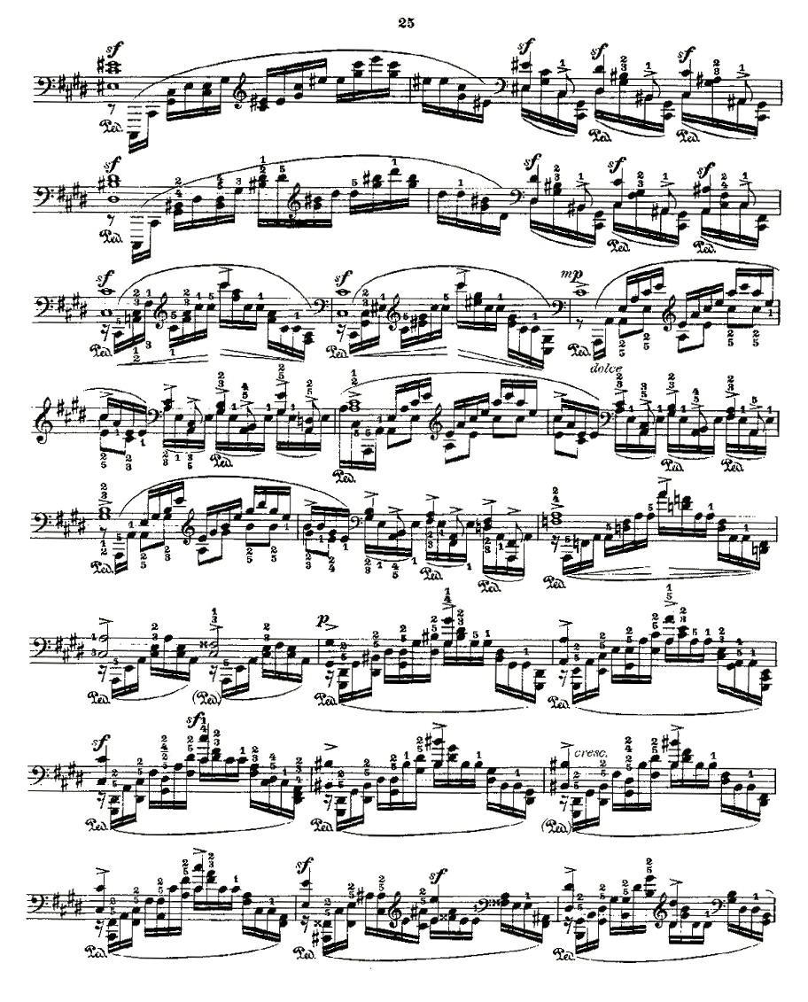 肖邦《练习曲》Fr.Chopin Op.25 No12钢琴曲谱（图2）