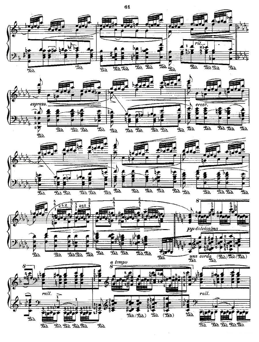 肖邦《练习曲》Fr.Chopin Op.10 No11 & Op.25 No3钢琴曲谱（图2）