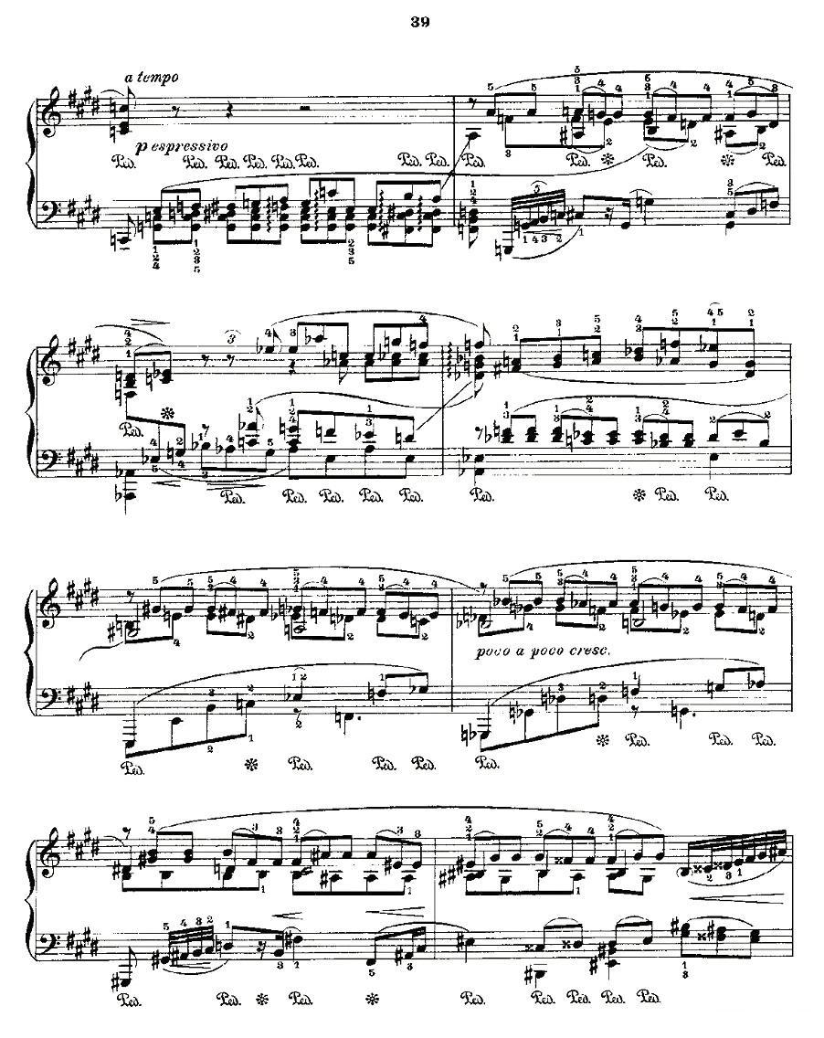 肖邦《练习曲》Fr.Chopin No 2-1钢琴曲谱（图6）
