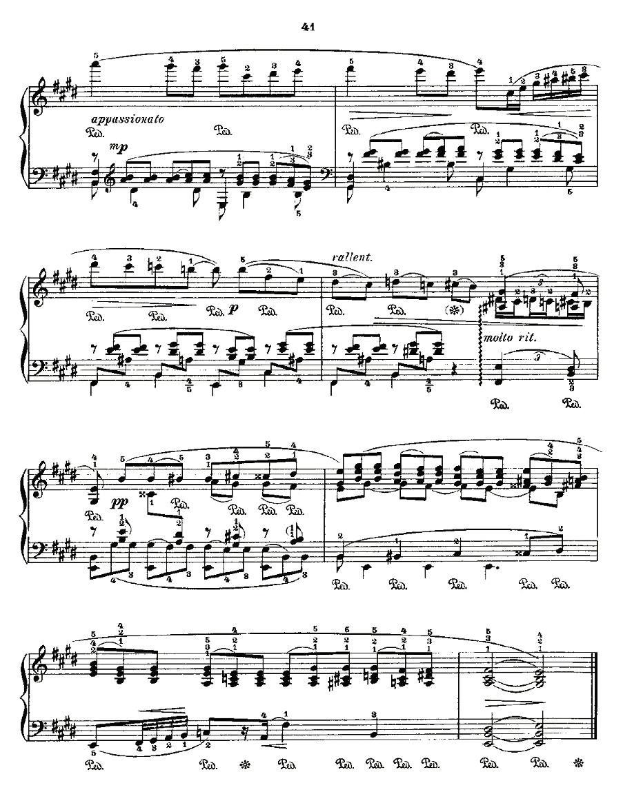 肖邦《练习曲》Fr.Chopin No 2-1钢琴曲谱（图8）
