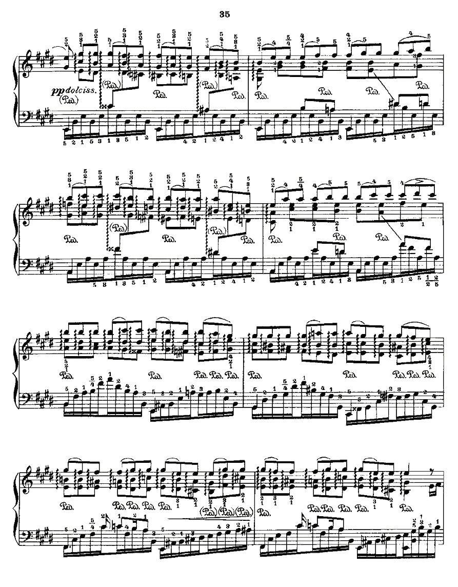 肖邦《练习曲》Fr.Chopin No 2-1钢琴曲谱（图2）