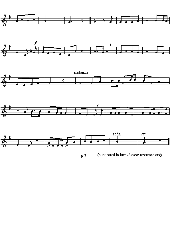 卢旺达国歌（Arfica Anthen sheet music:Rwanda）钢琴曲谱（图3）