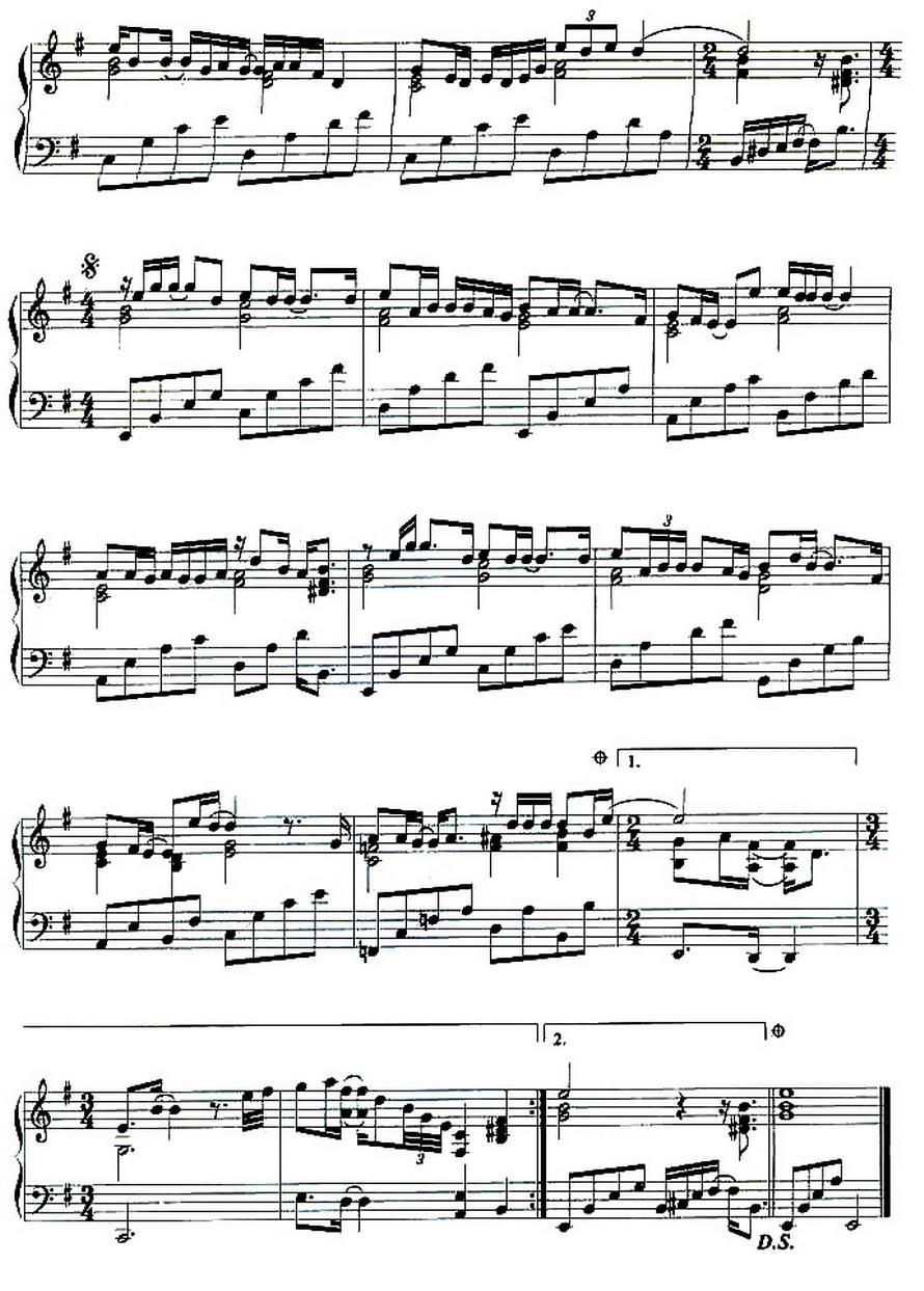 当我遇上你钢琴曲谱（图2）