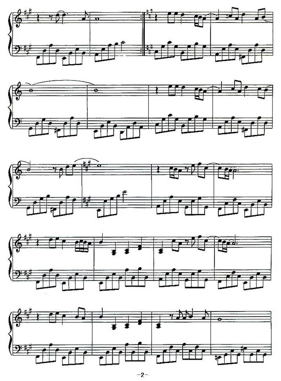 天堂的眼泪钢琴曲谱（图2）