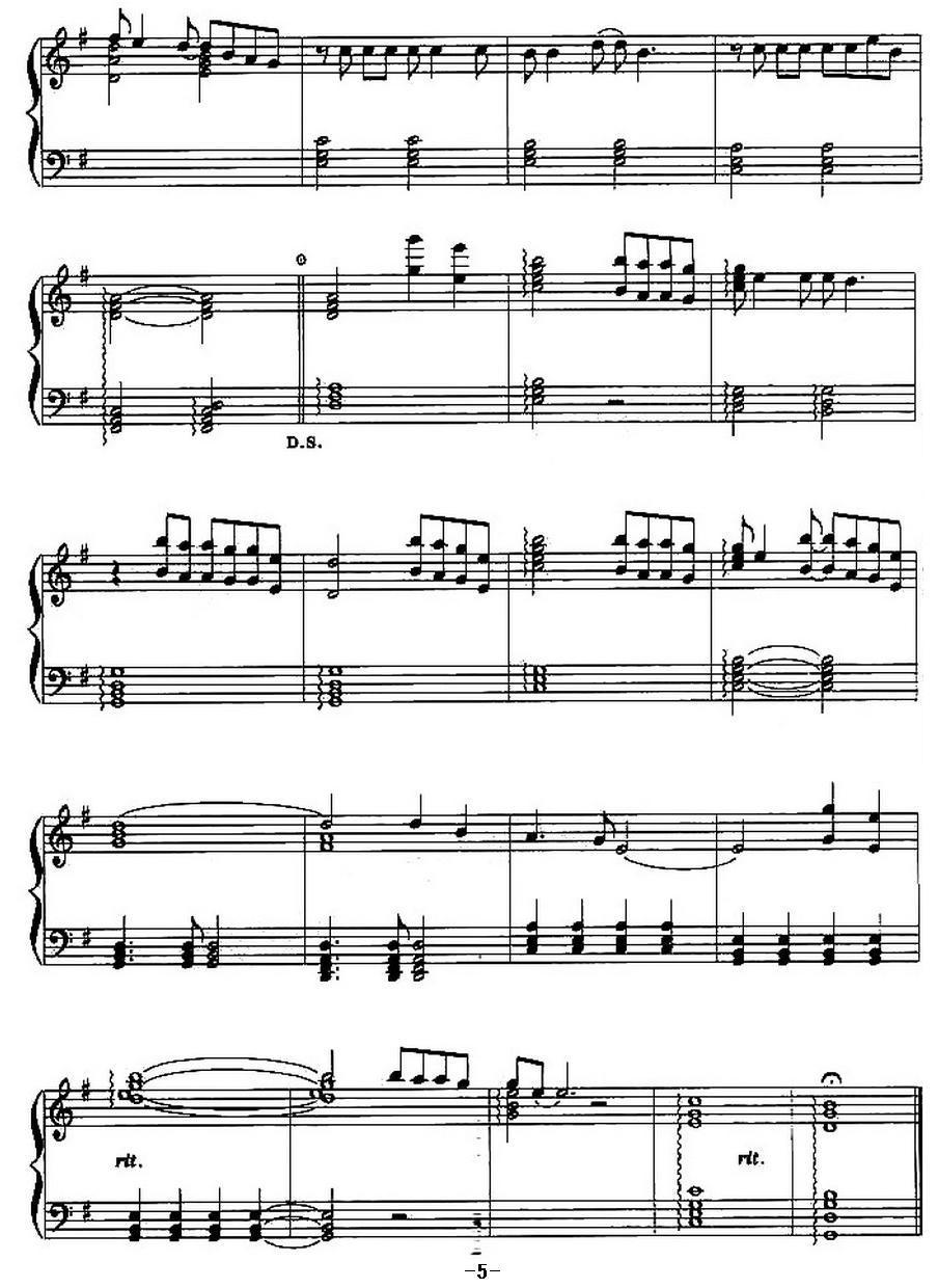 小雪钢琴曲谱（图5）