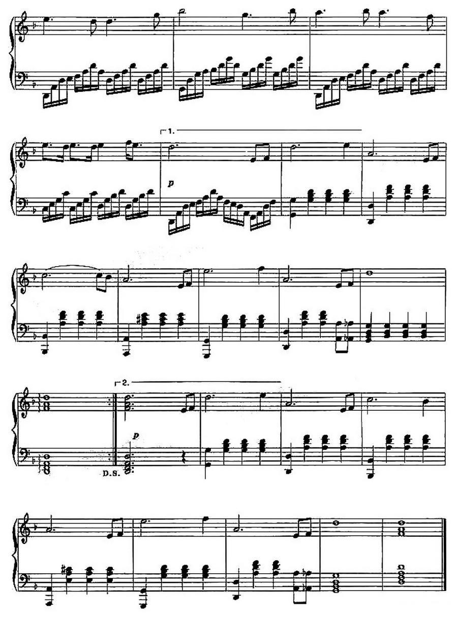 香奈儿钢琴曲谱（图2）