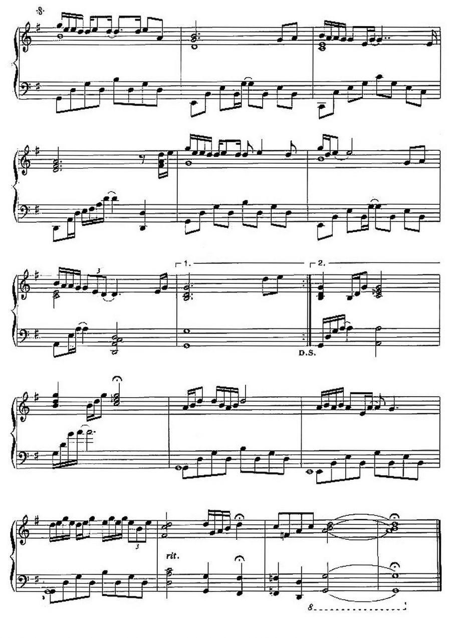 想和你去吹吹风钢琴曲谱（图2）