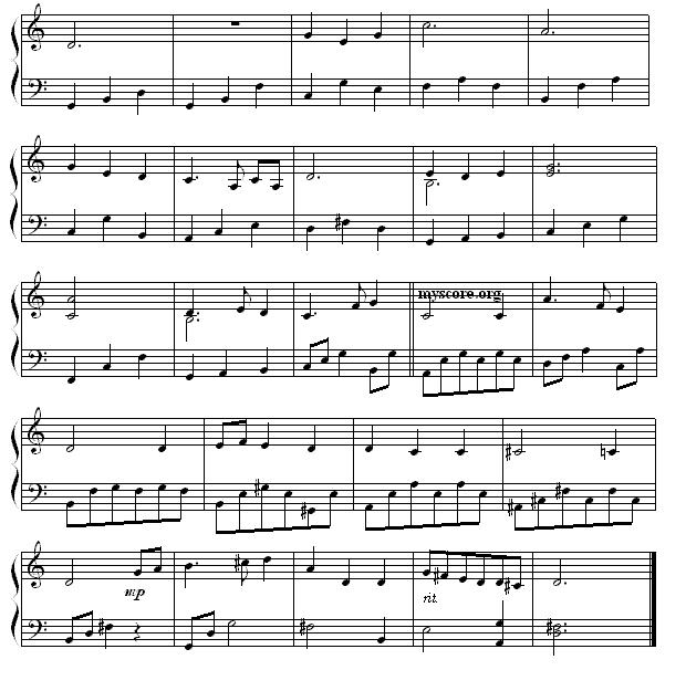 破晓（凯尔特民歌、钢琴小曲）钢琴曲谱（图2）