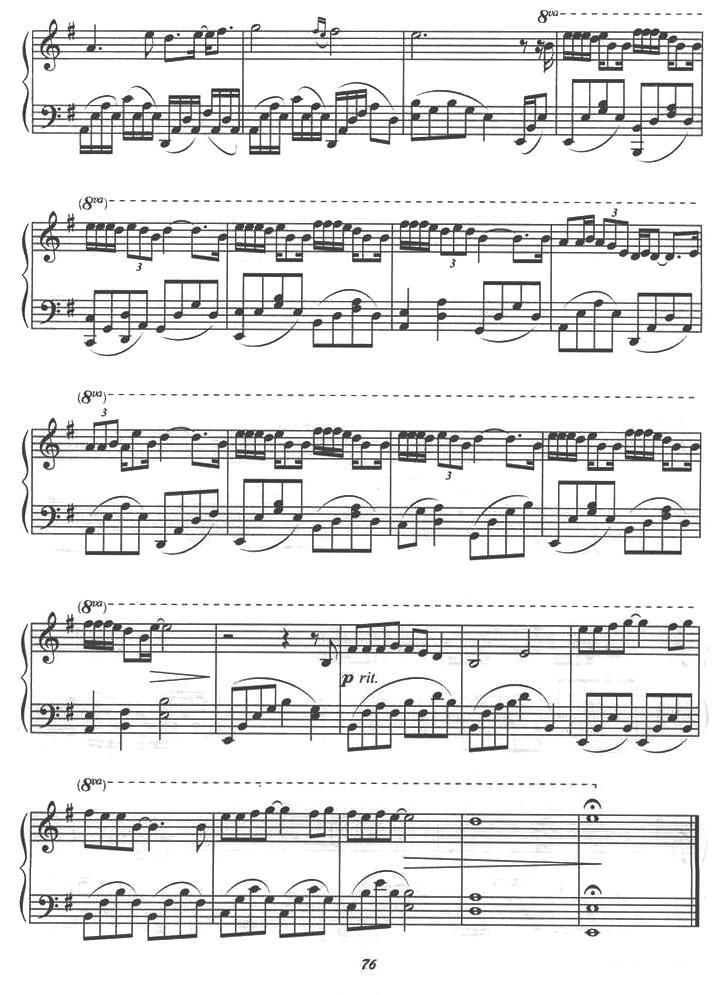 今生最爱钢琴曲谱（图5）