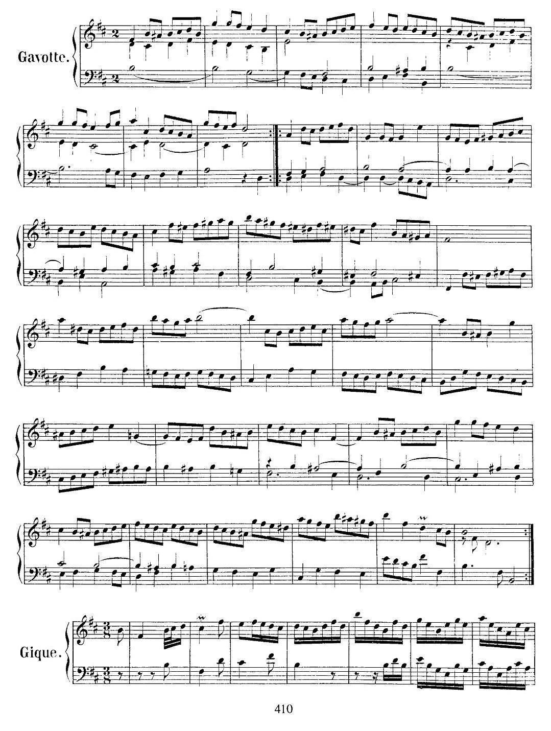 法国组曲之三：b小调钢琴曲谱（图5）
