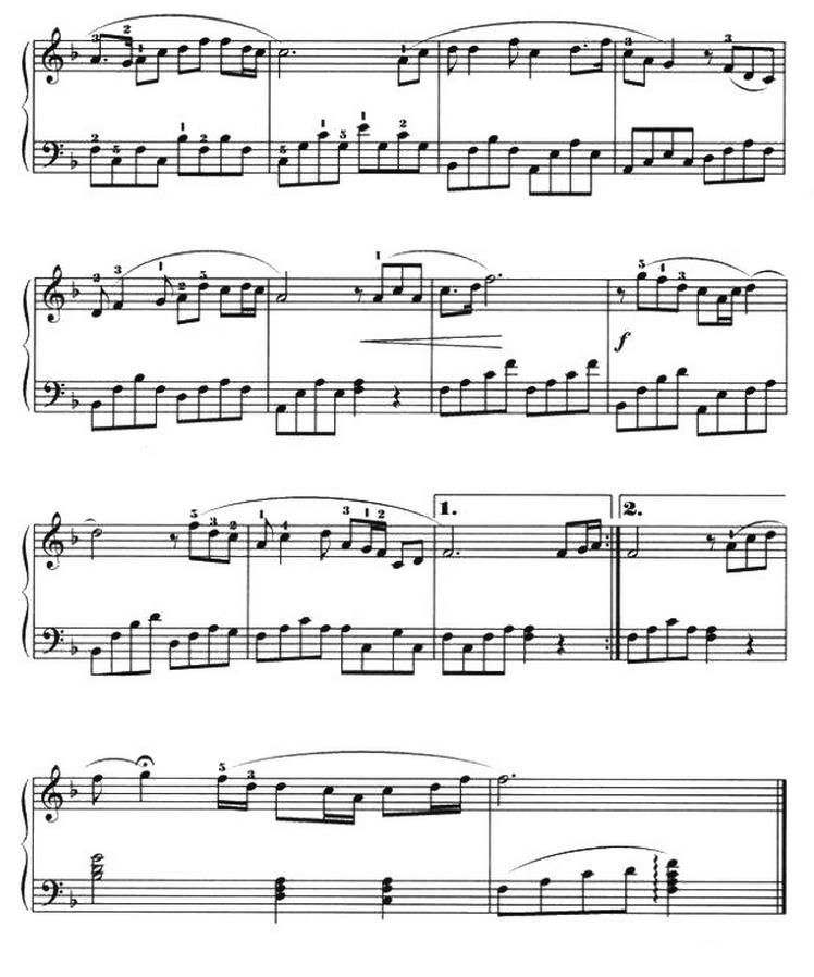 牡丹之歌钢琴曲谱（图2）