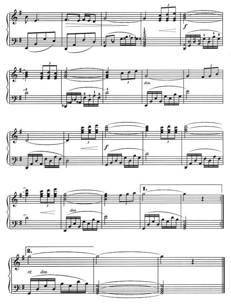 绒花钢琴曲谱（图2）