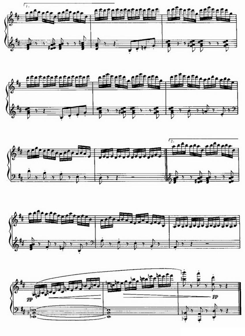 舞剧美人鱼 选曲四首：珊瑚舞钢琴曲谱（图3）