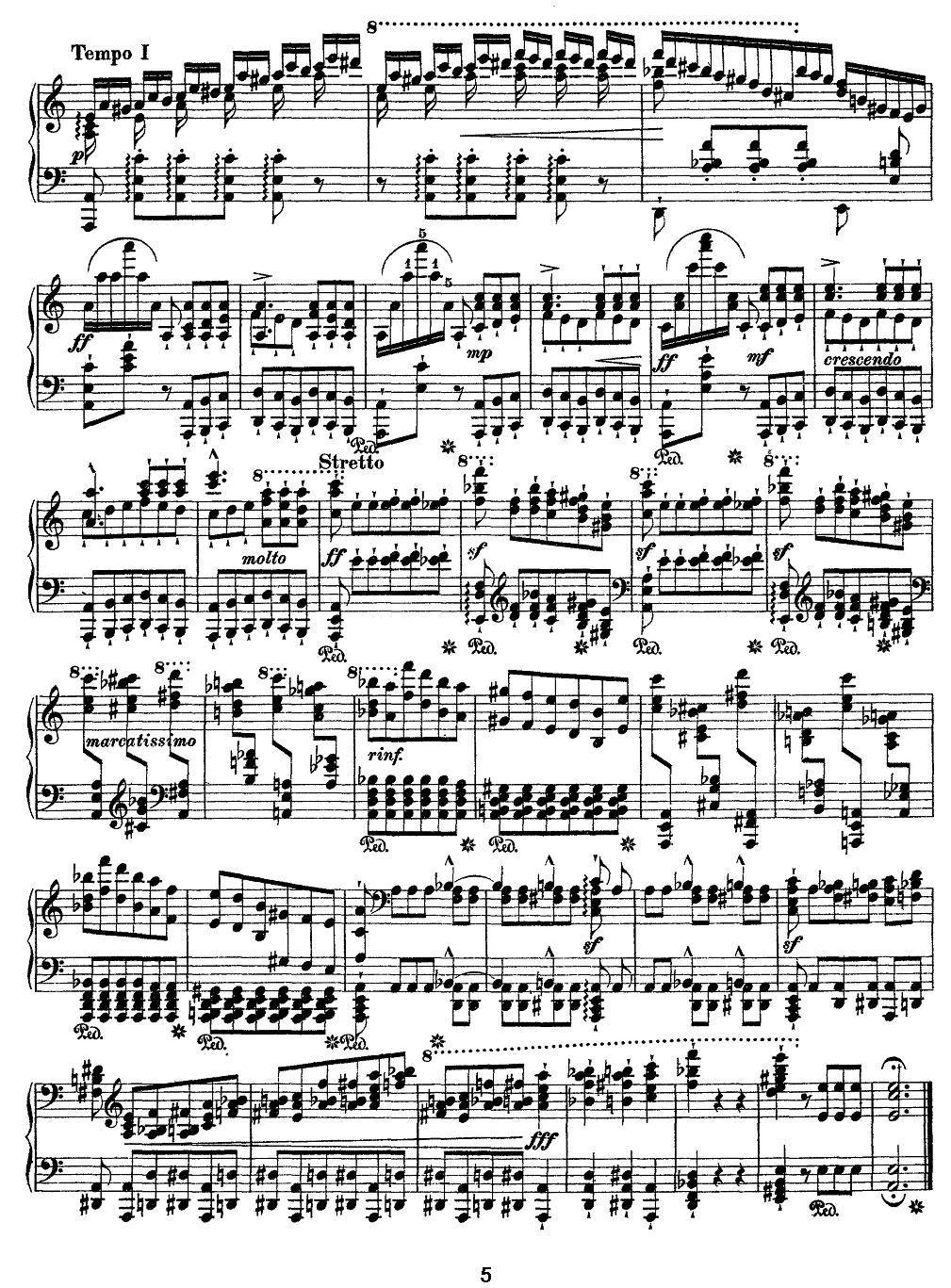 12首超级技巧练习曲：A Minor（A 小调）钢琴曲谱（图5）