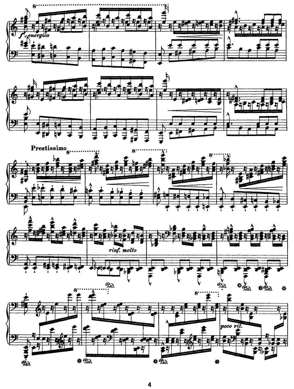 12首超级技巧练习曲：A Minor（A 小调）钢琴曲谱（图4）