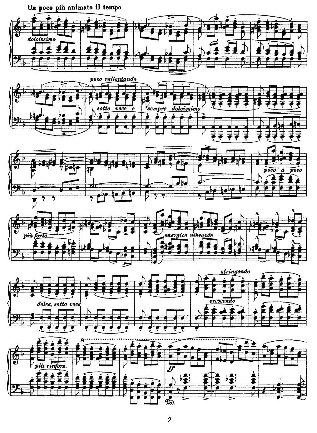 12首超级技巧练习曲：Paysage（风景）钢琴曲谱（图2）